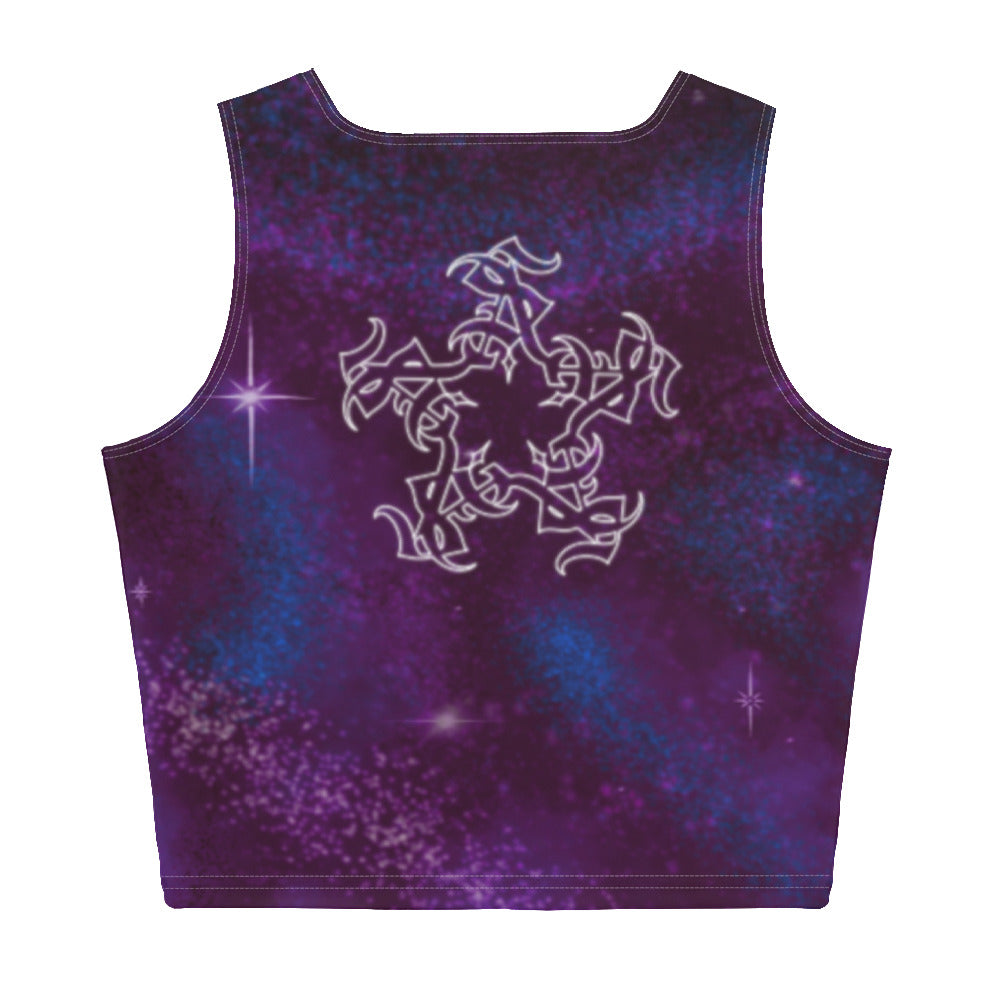 Crop Tank Top “Plum Cosmo”