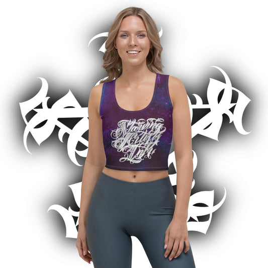 Crop Tank Top “Plum Cosmo”