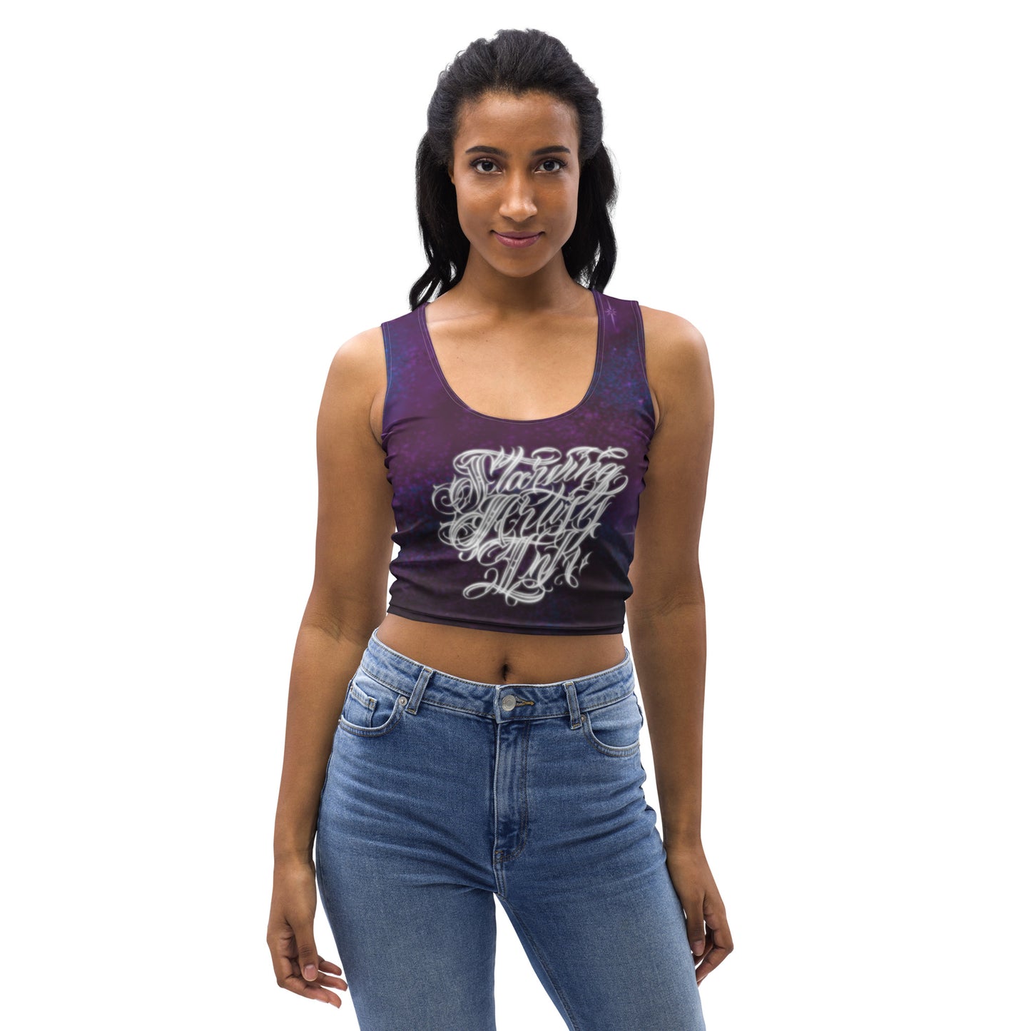 Crop Tank Top “Plum Cosmo”