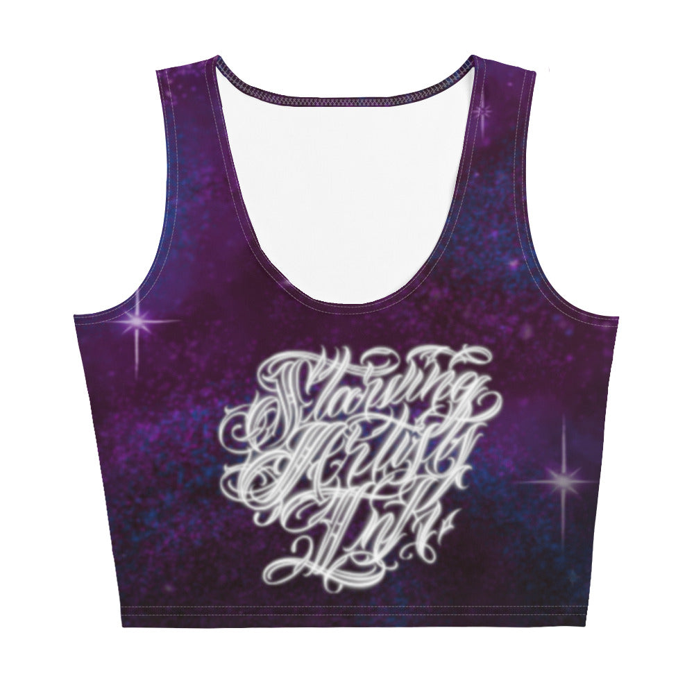 Crop Tank Top “Plum Cosmo”