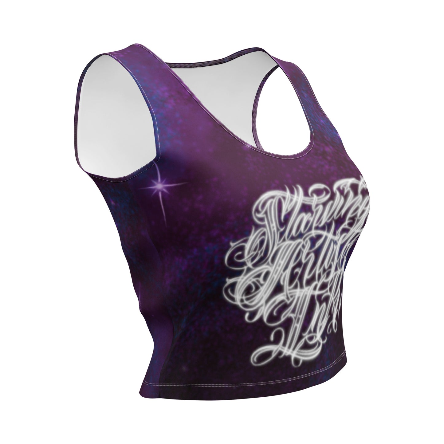 Crop Tank Top “Plum Cosmo”