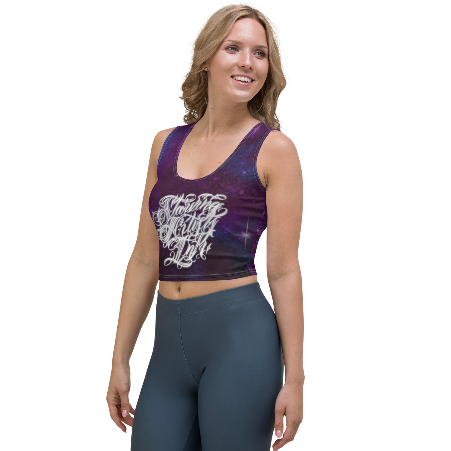 Crop Tank Top “Plum Cosmo”