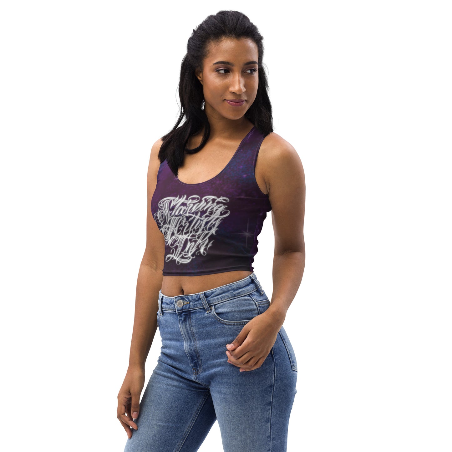 Crop Tank Top “Plum Cosmo”