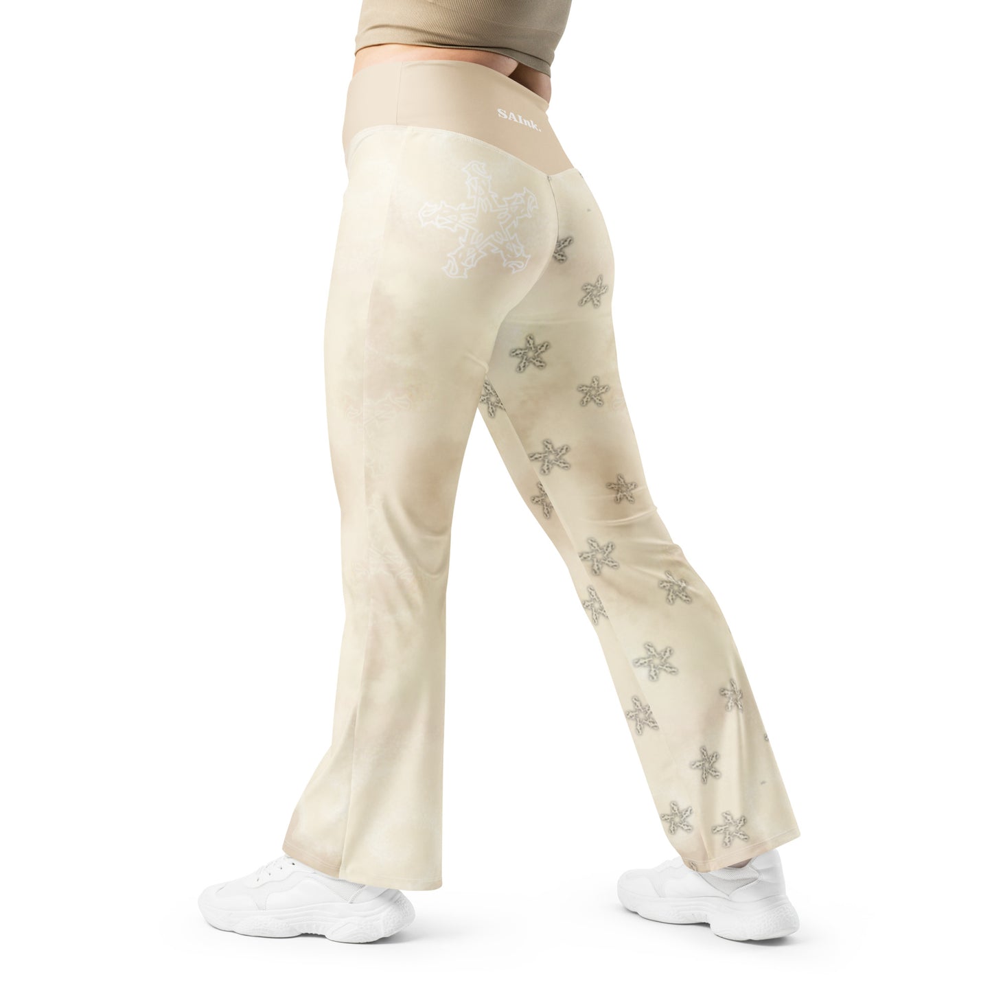 Flare leggings Apricot white Storm