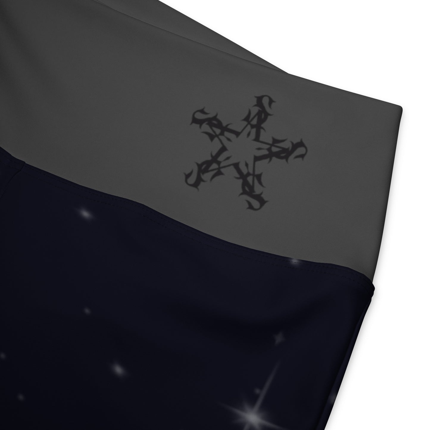 Flare leggings - Black starry night