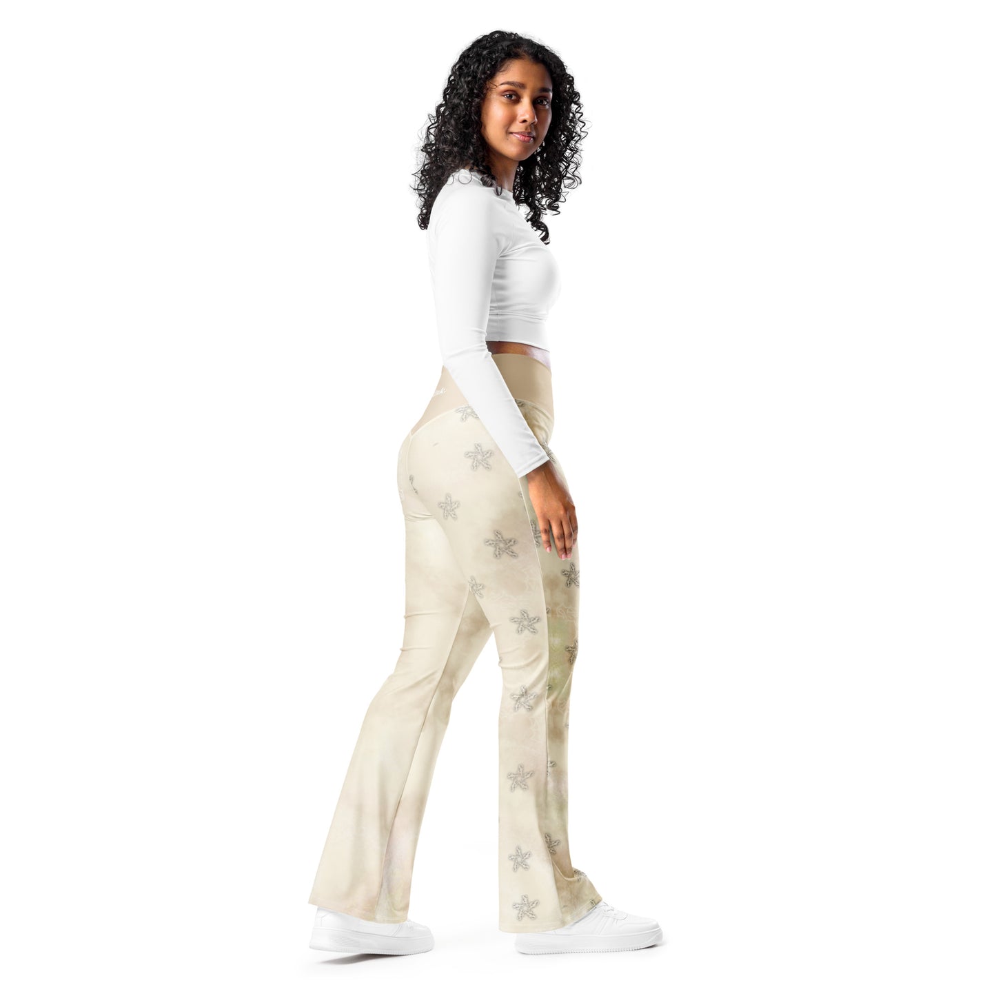 Flare leggings Apricot white Storm