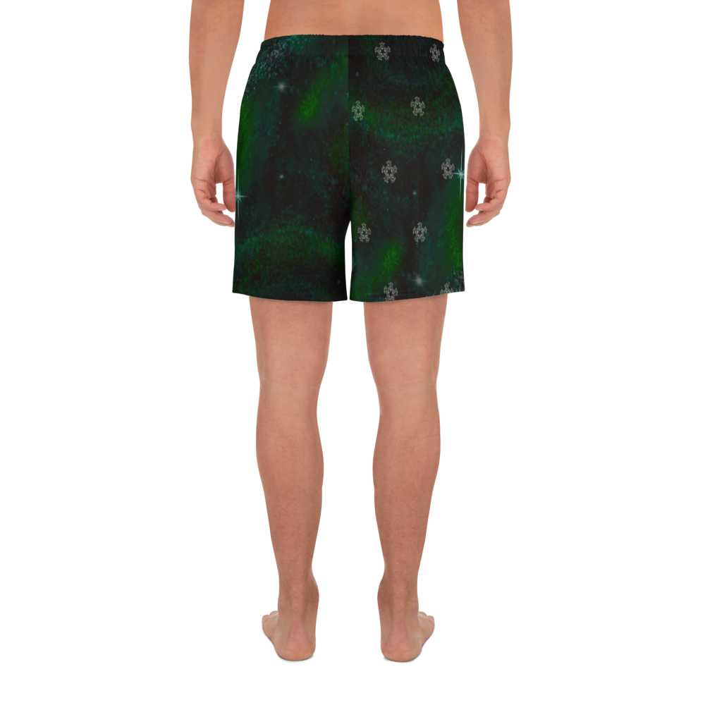 Athletic Shorts “Green Cosmos”