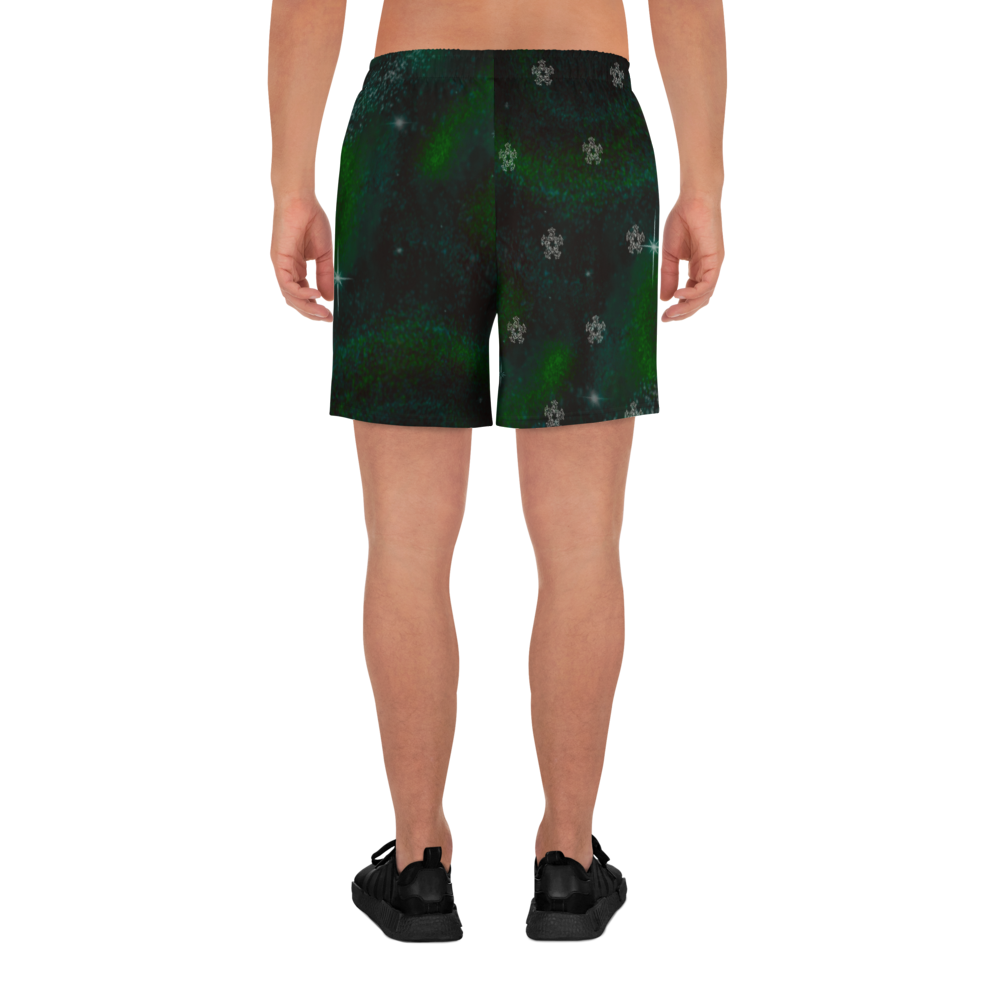 Athletic Shorts “Green Cosmos”