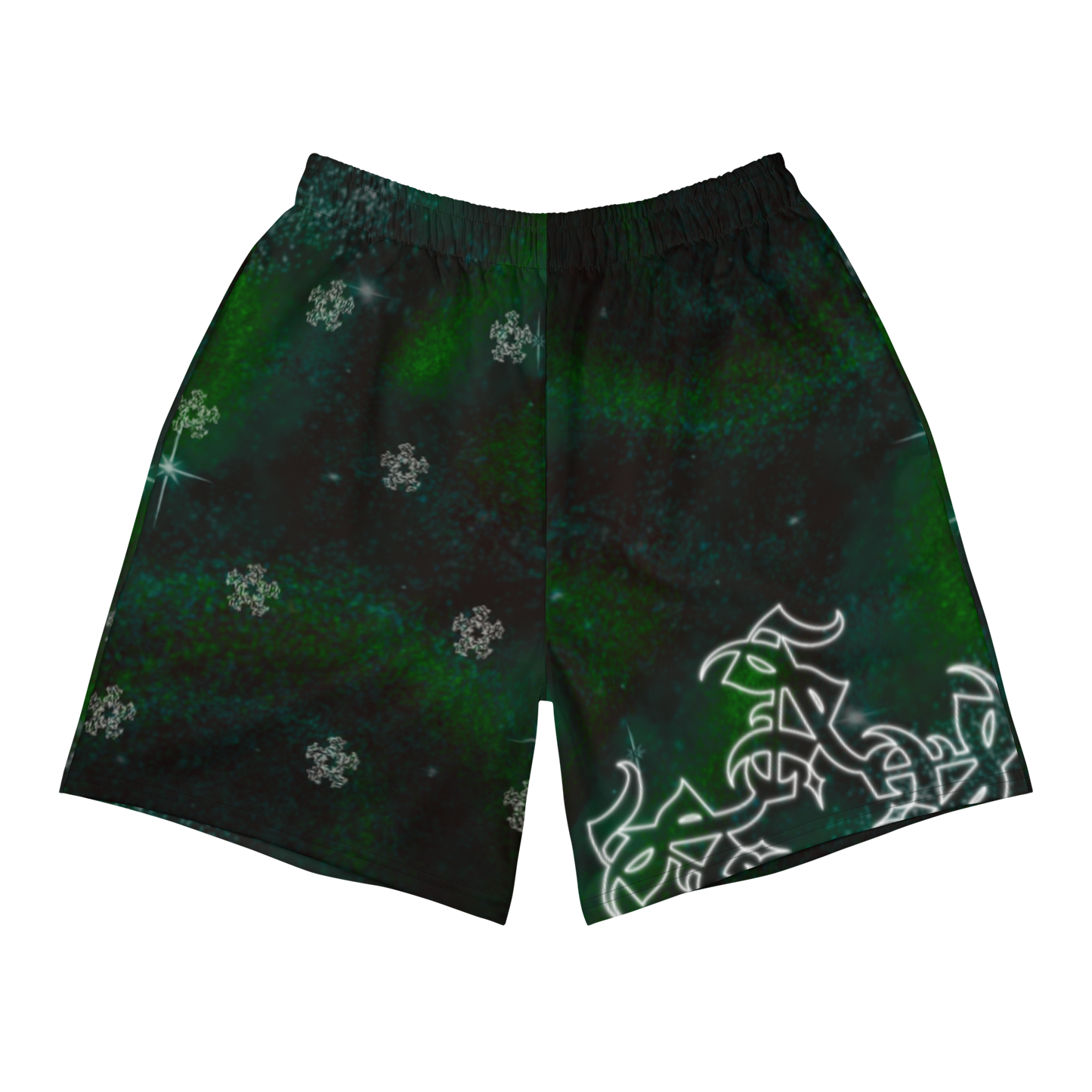 Athletic Shorts “Green Cosmos”