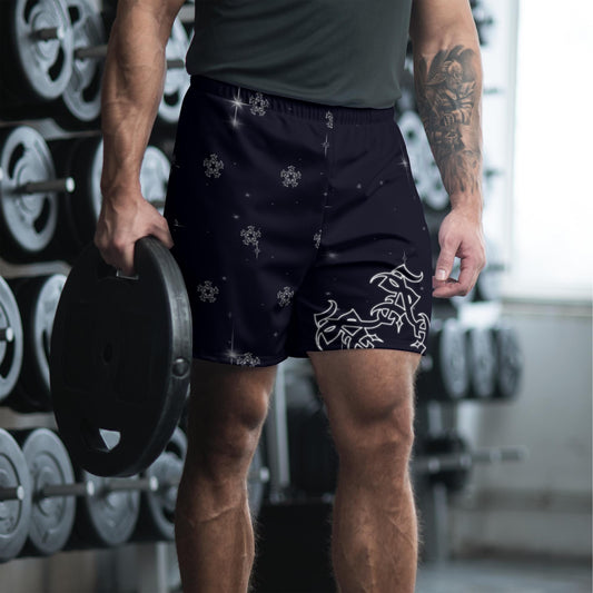 Athletic Shorts “Black Starry Night”