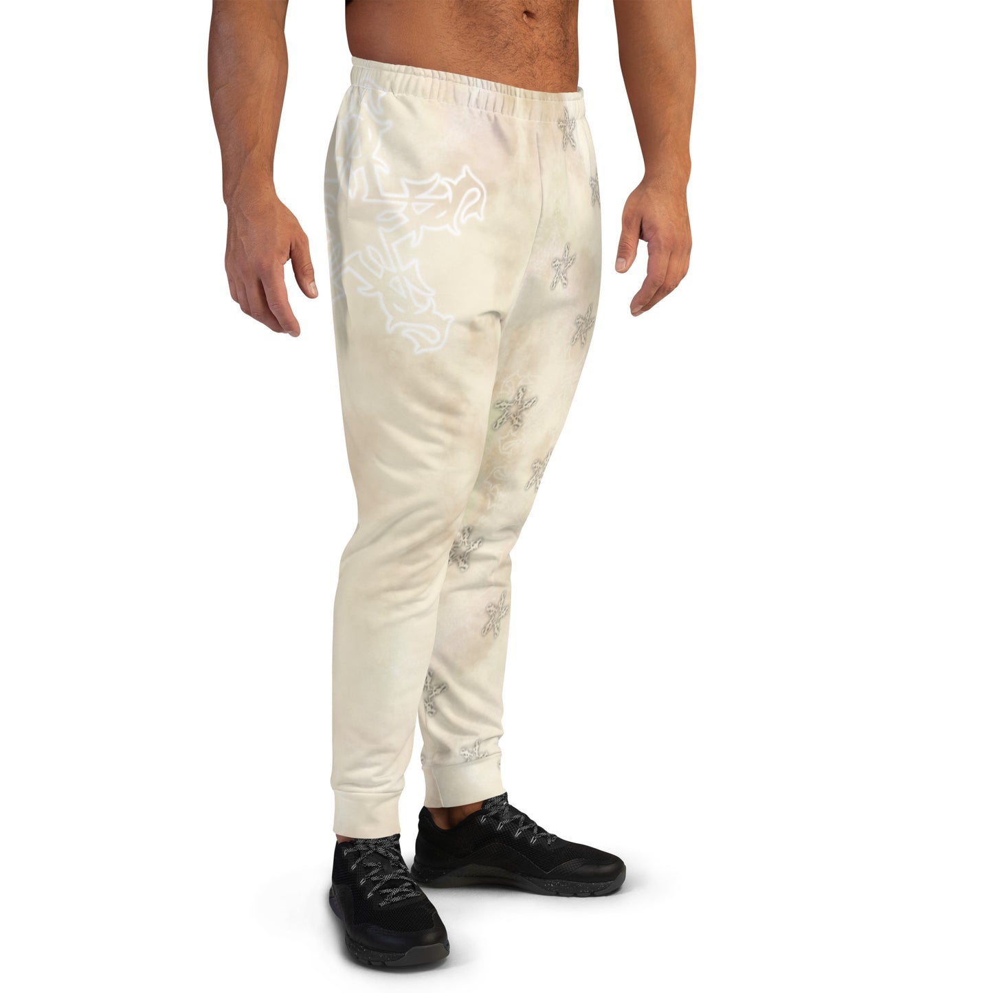 Joggers - Apricot white storm