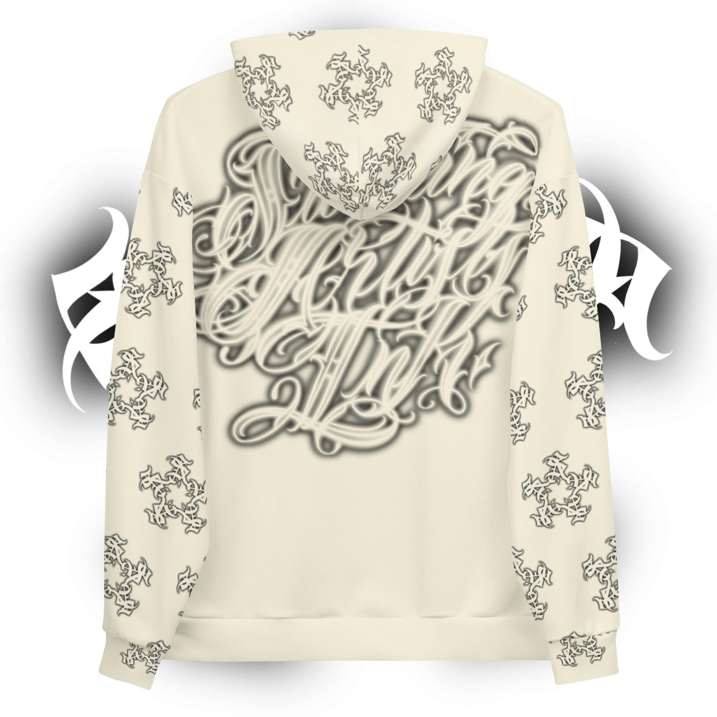 Hoodie - Apricot White “Artistic Ambitions”