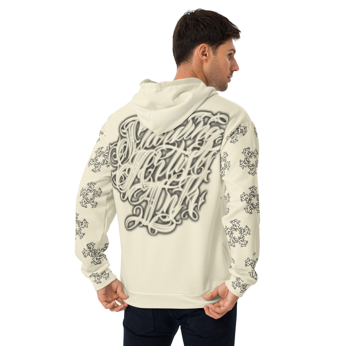 Apricot white sweat suit