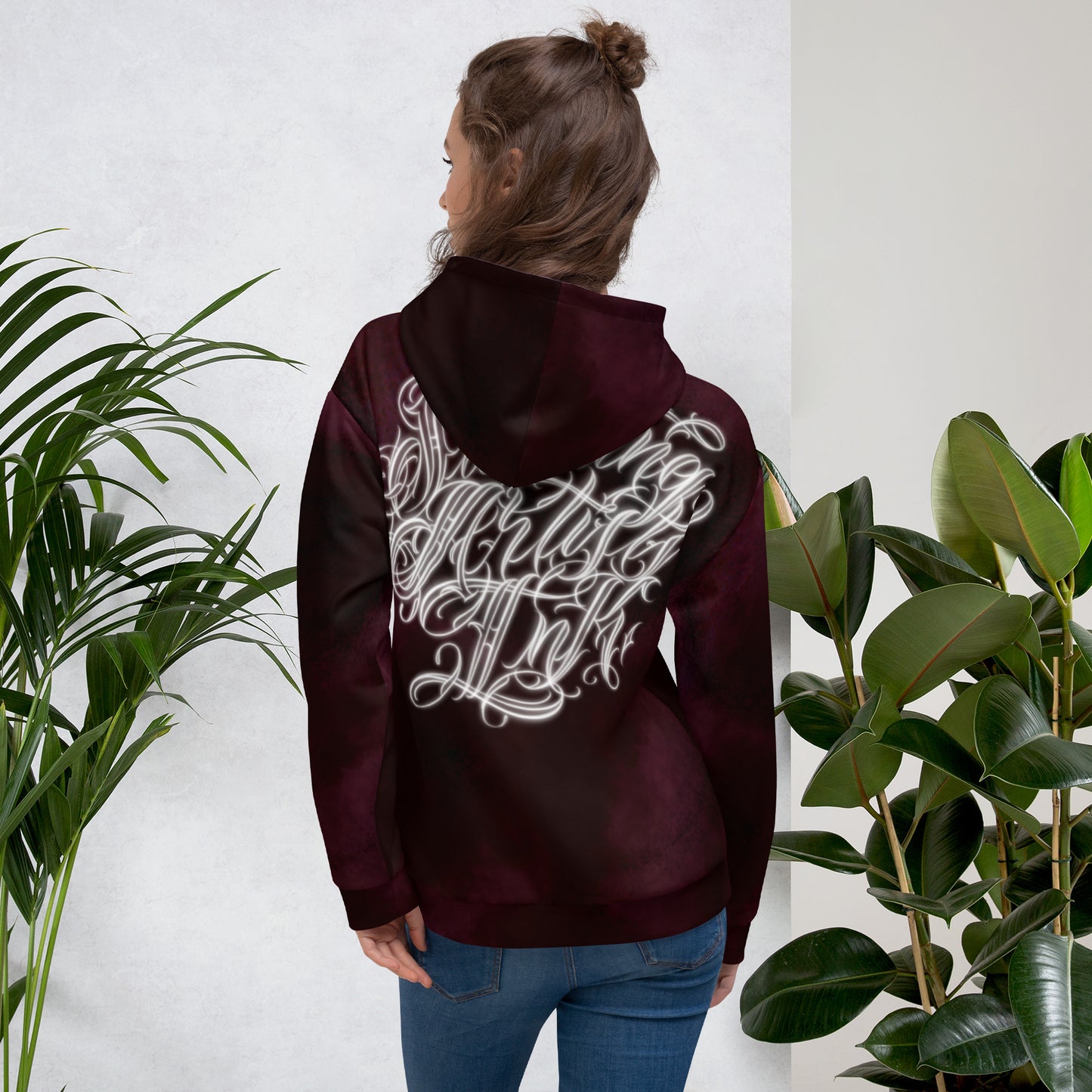 Hoodie - Burgundy Storm SAInk