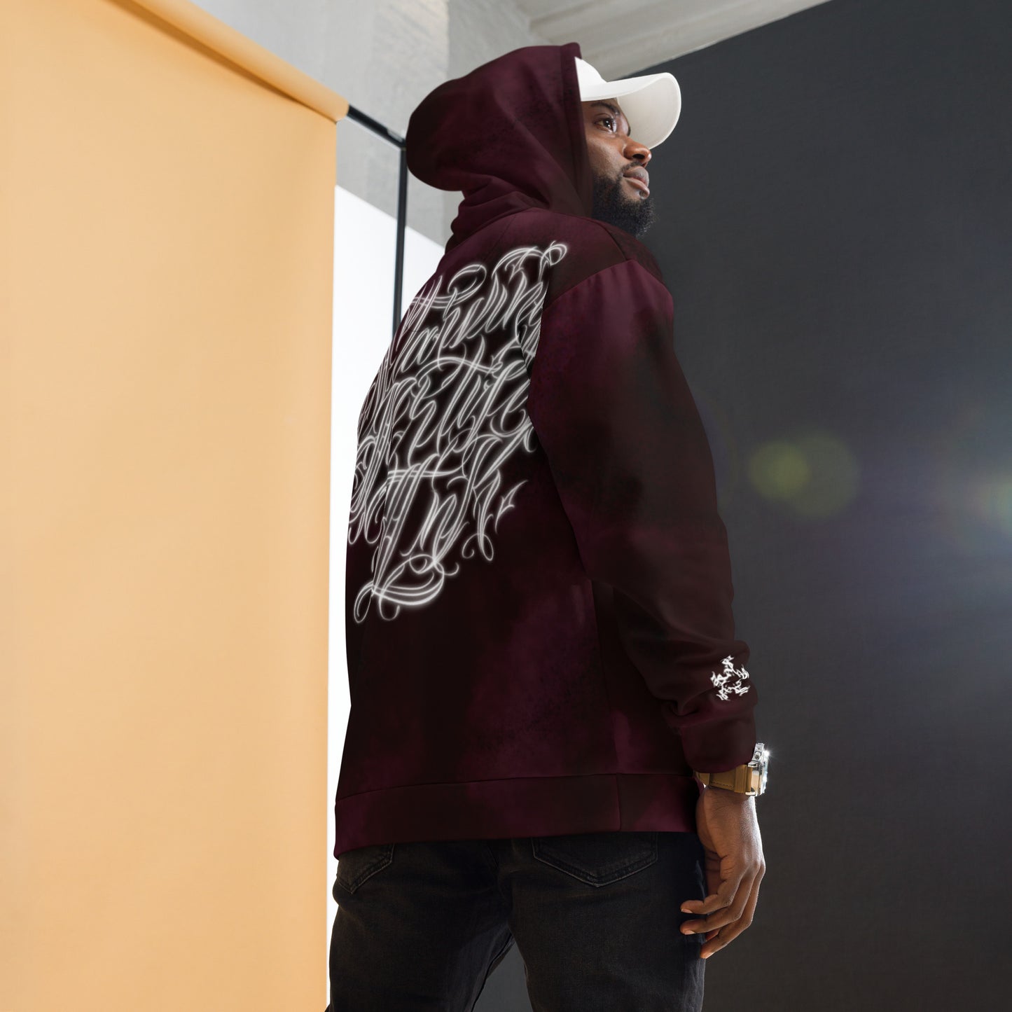 Hoodie - Burgundy Storm SAInk