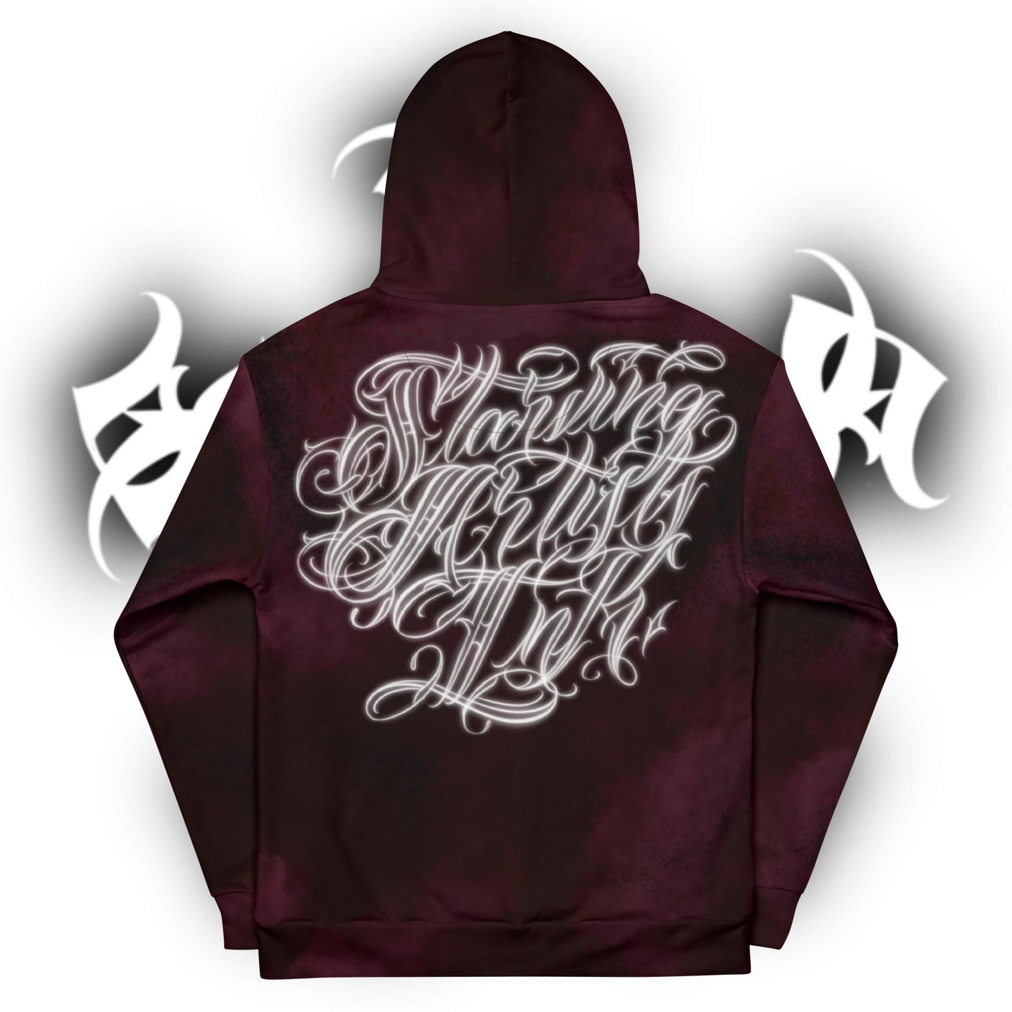 Hoodie - Burgundy Storm SAInk