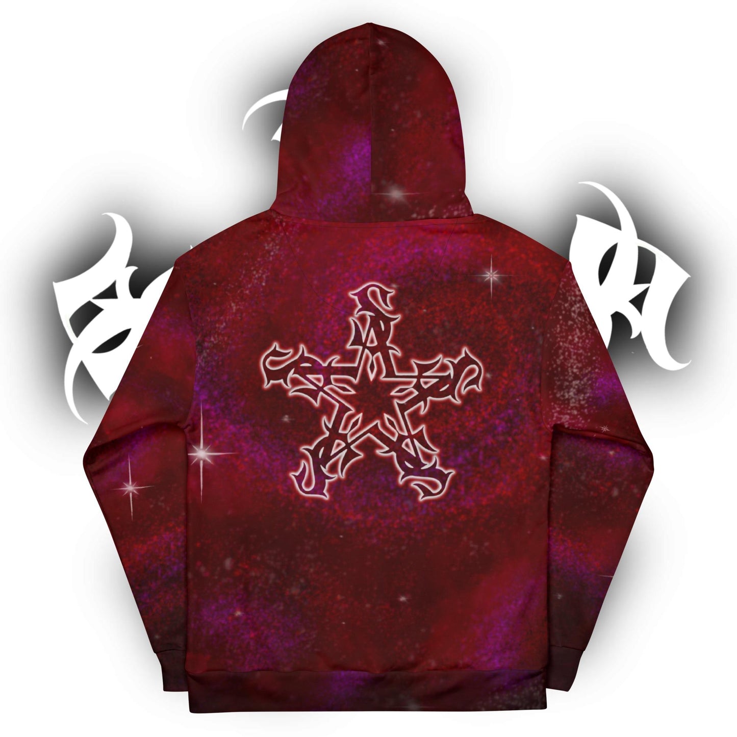 Hoodie Red Galaxy SAInk