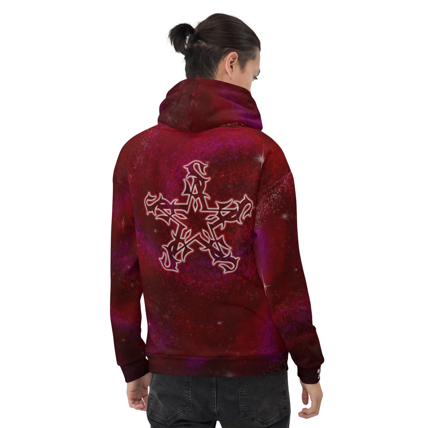 Hoodie Red Galaxy SAInk