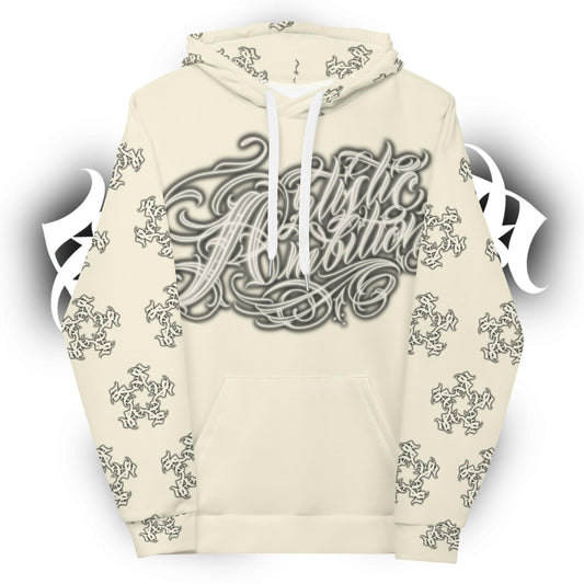 Hoodie - Apricot White “Artistic Ambitions”