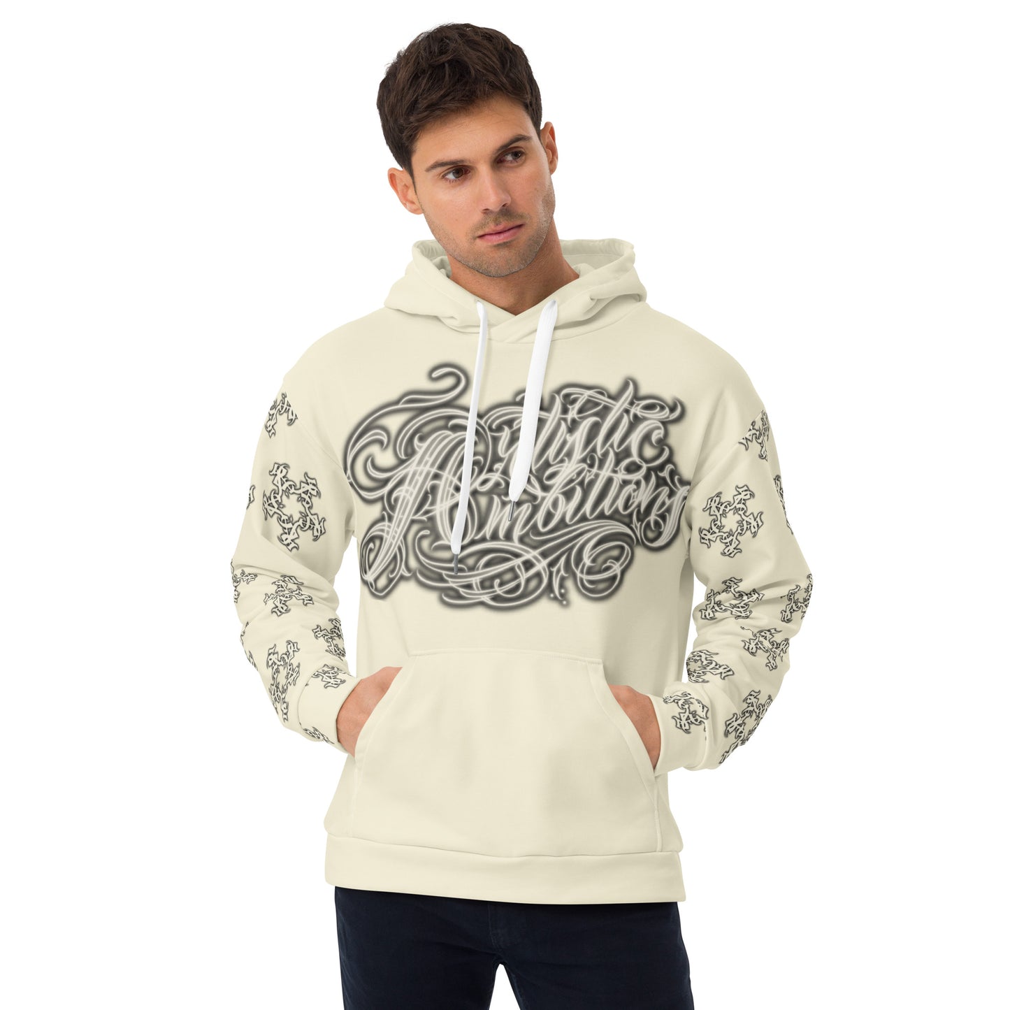 Apricot white sweat suit