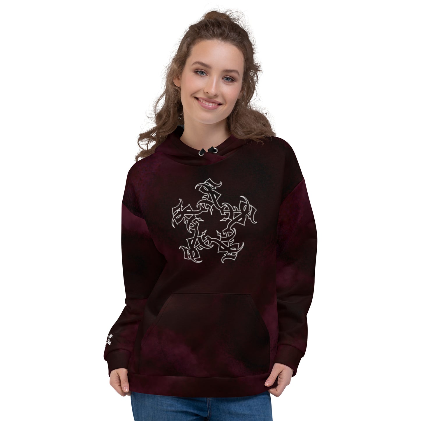 Hoodie - Burgundy Storm SAInk
