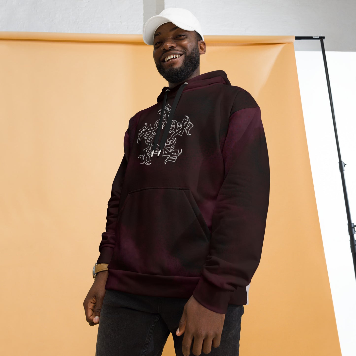 Hoodie - Burgundy Storm SAInk