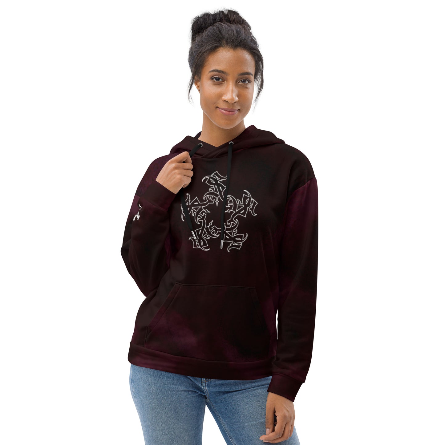 Hoodie - Burgundy Storm SAInk