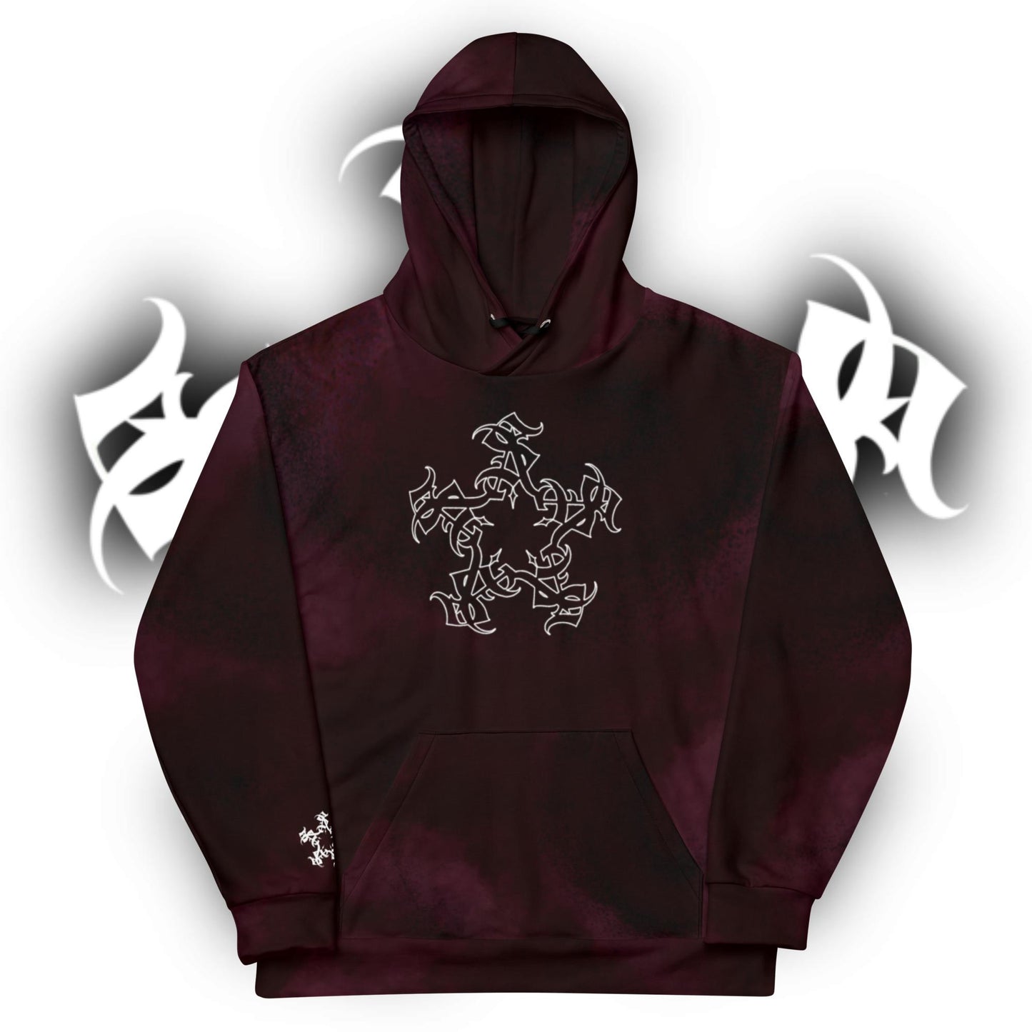 Hoodie - Burgundy Storm SAInk