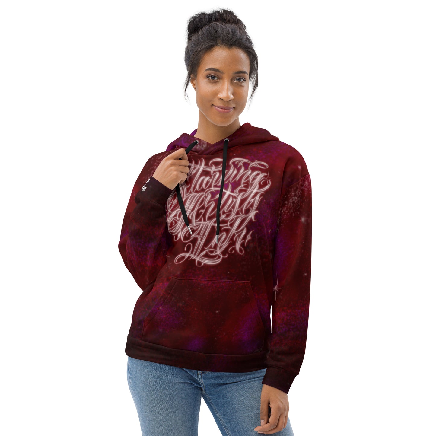 Hoodie Red Galaxy SAInk