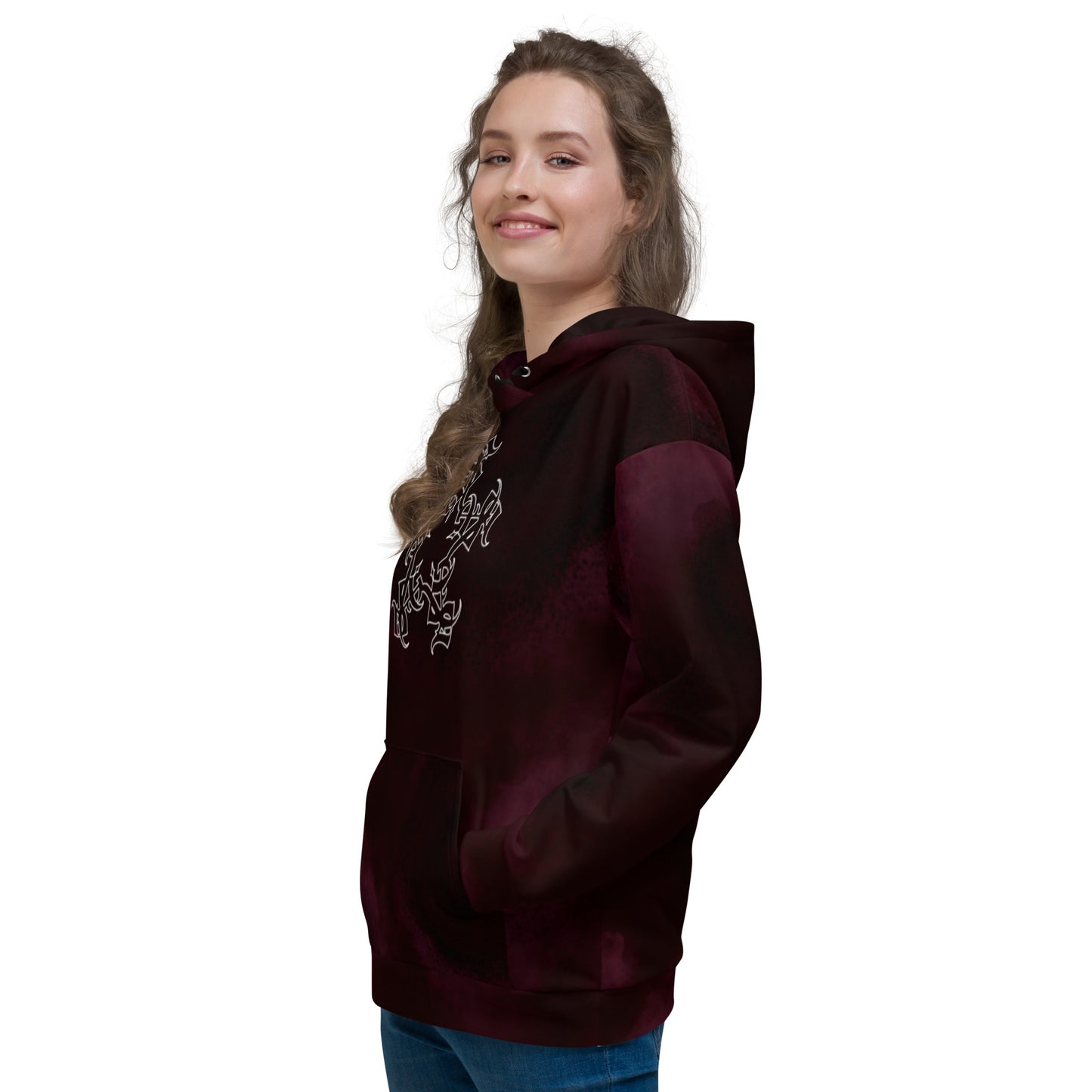 Hoodie - Burgundy Storm SAInk