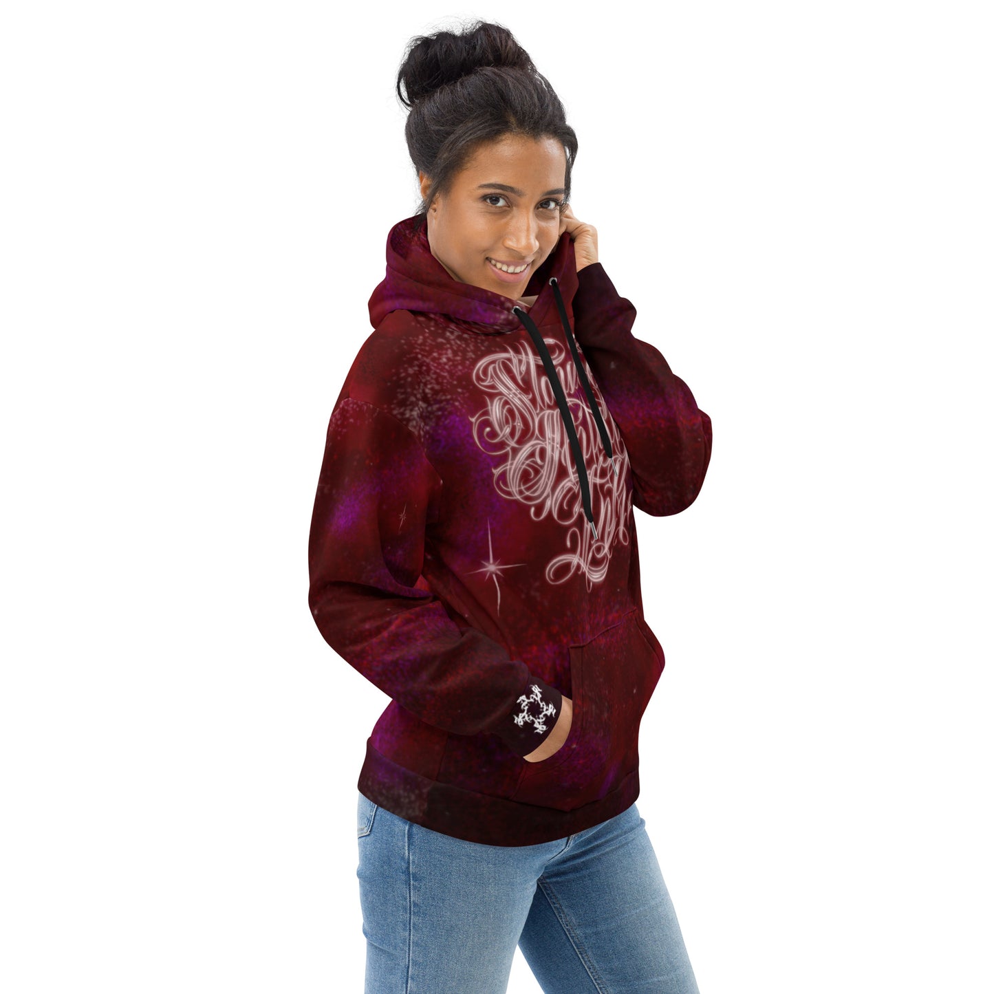 Hoodie Red Galaxy SAInk