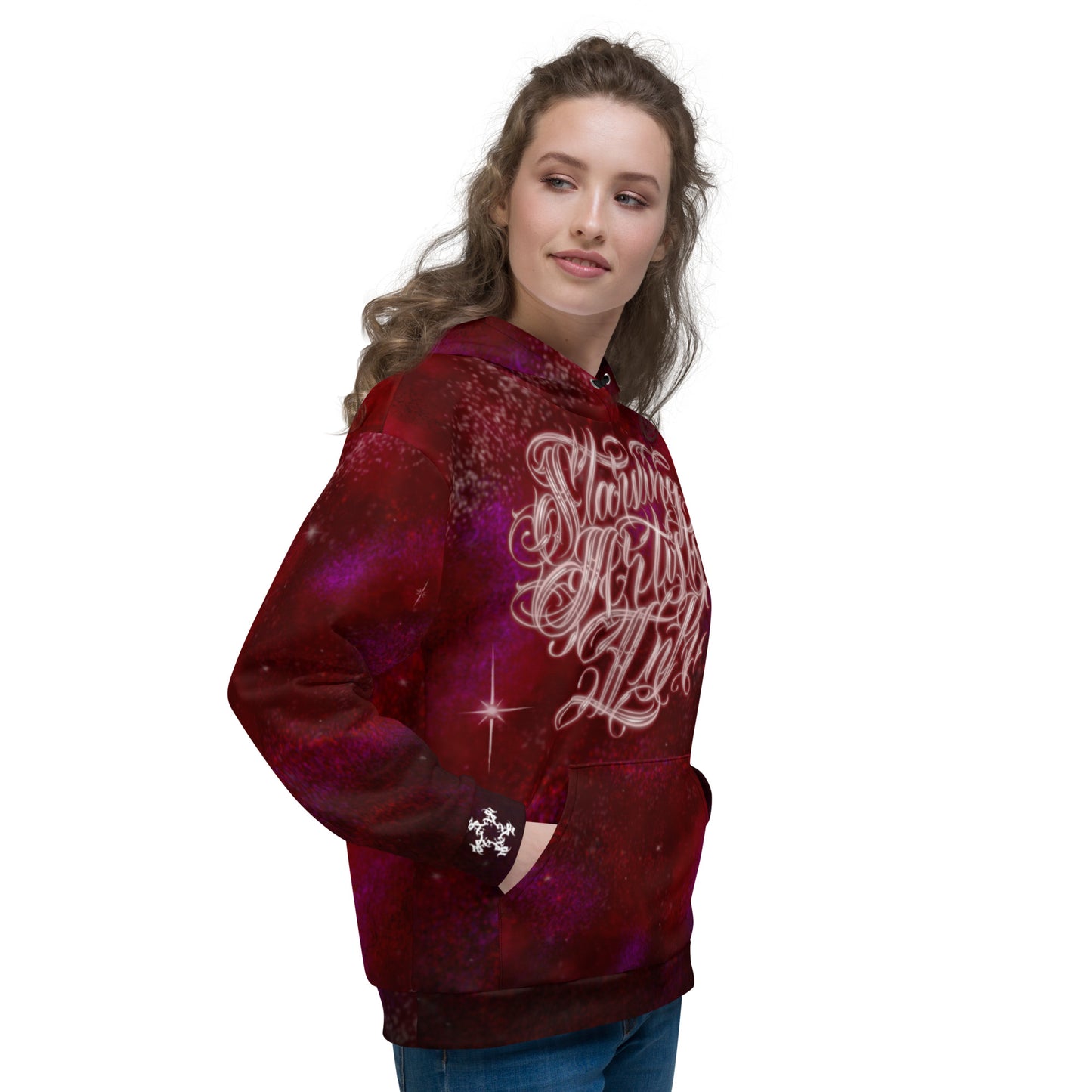 Hoodie Red Galaxy SAInk