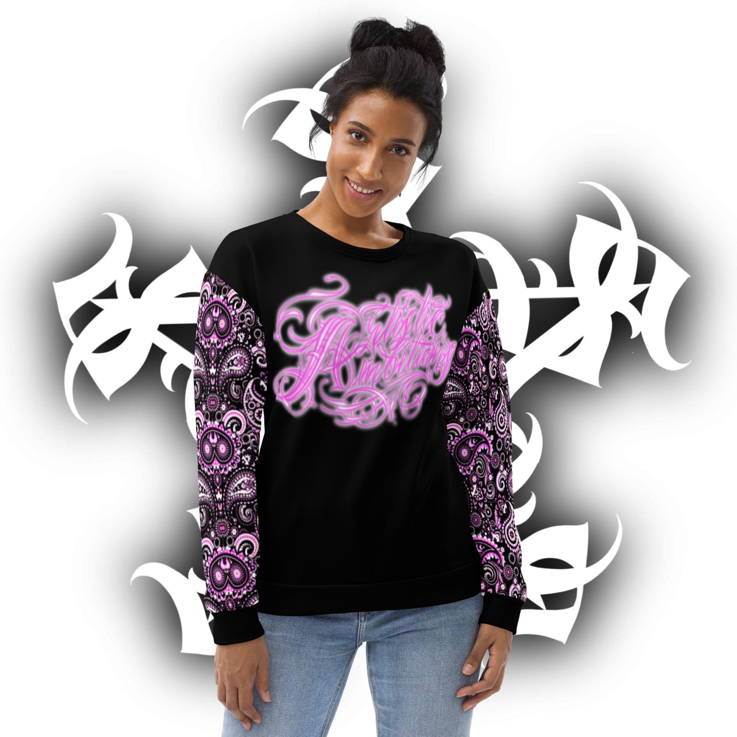 Sweatshirt - Bubblegum Pink -  “Artistic Ambition”