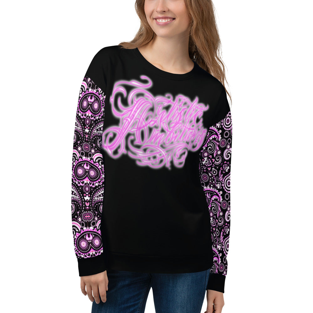 Sweatshirt - Bubblegum Pink -  “Artistic Ambition”