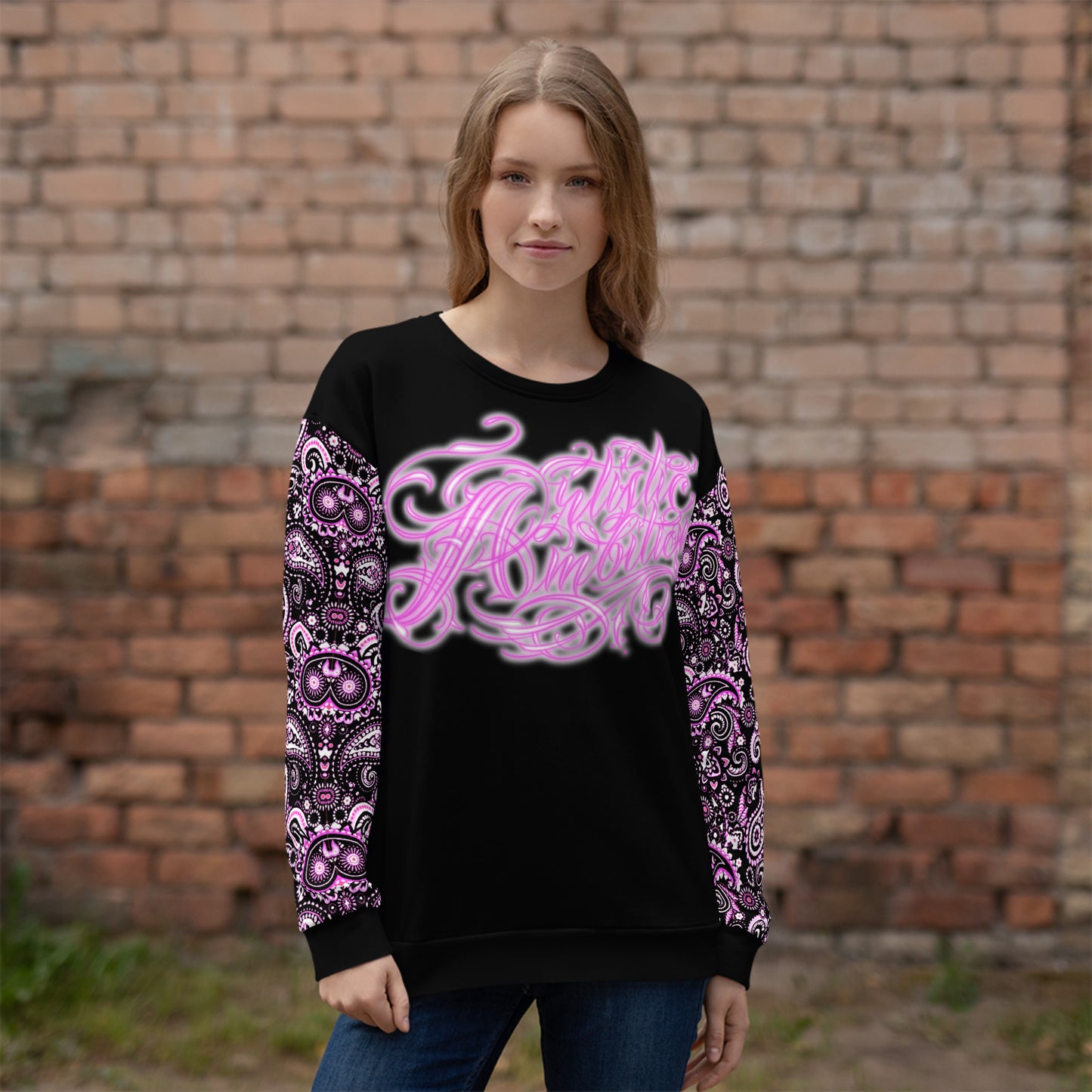 Sweatshirt - Bubblegum Pink -  “Artistic Ambition”