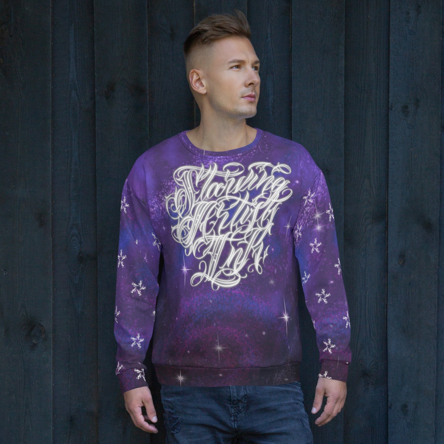 Unisex Sweatshirt “Purple Galaxy SAInk”
