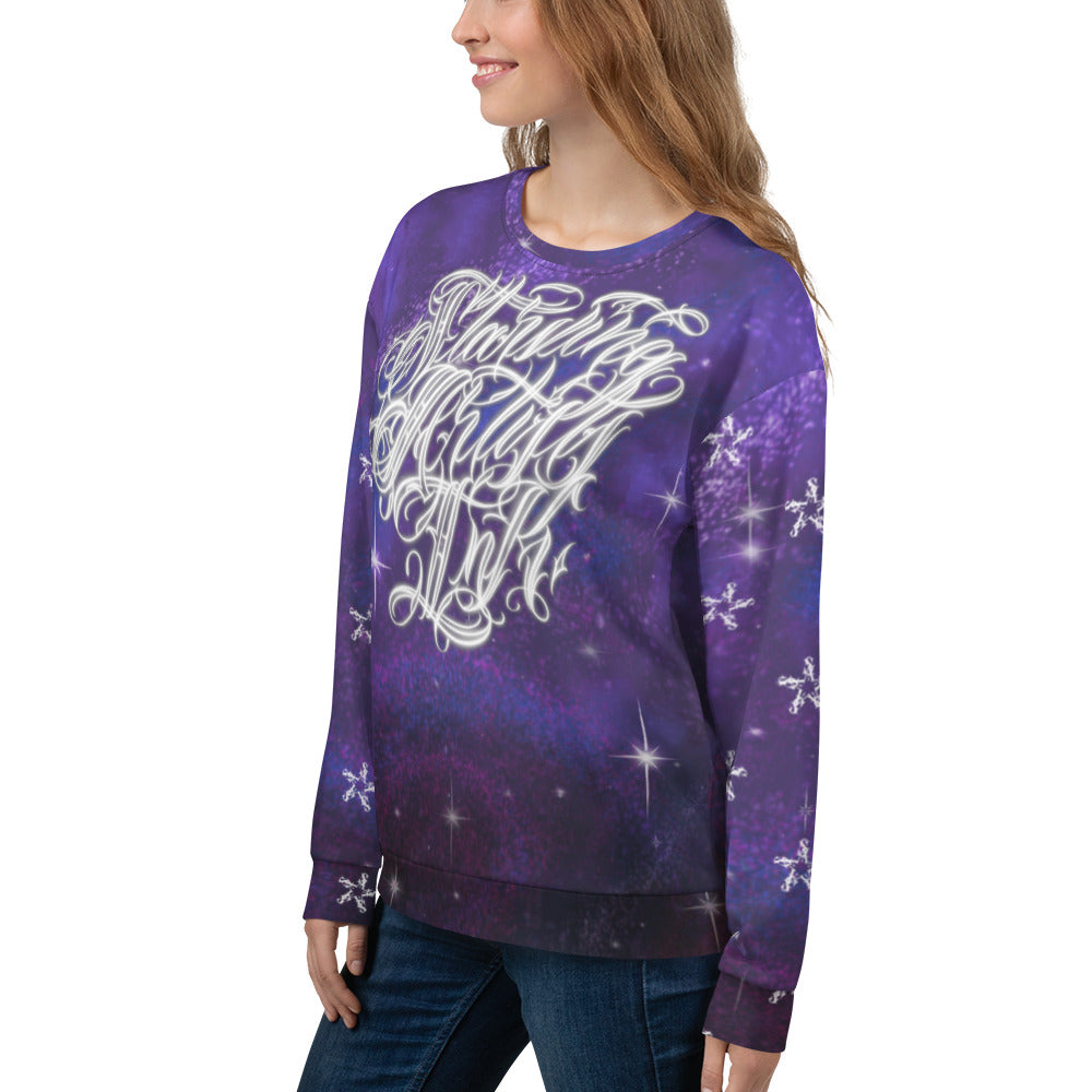 Unisex Sweatshirt “Purple Galaxy SAInk”