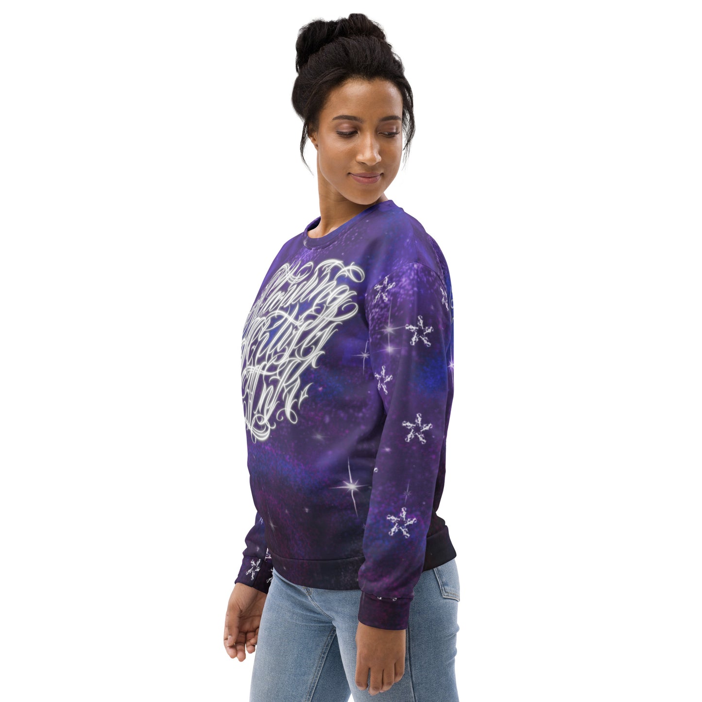 Unisex Sweatshirt “Purple Galaxy SAInk”