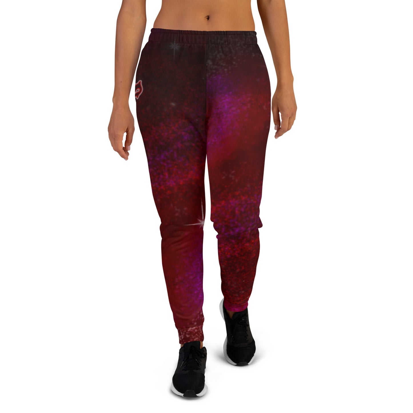 Joggers - Burgundy galaxy Print