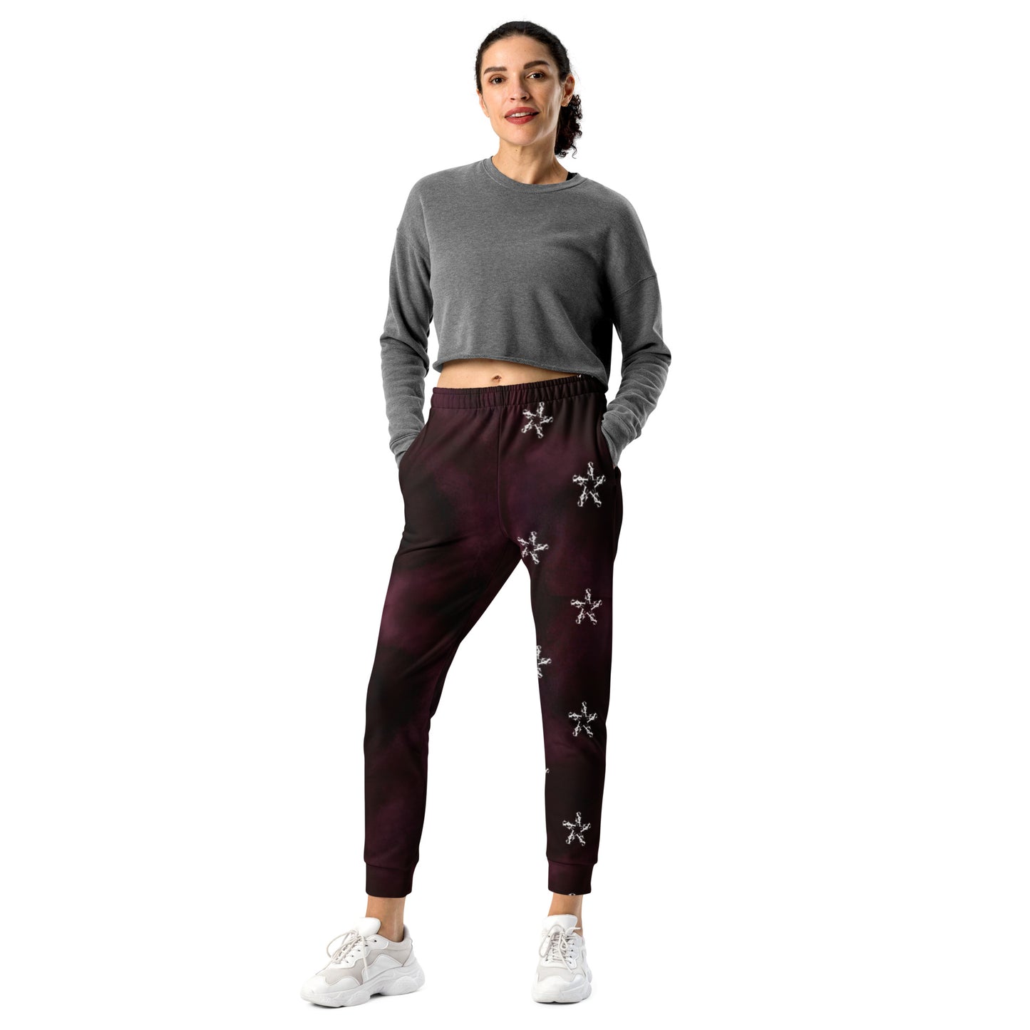 Women's Joggers  - Burgundy
