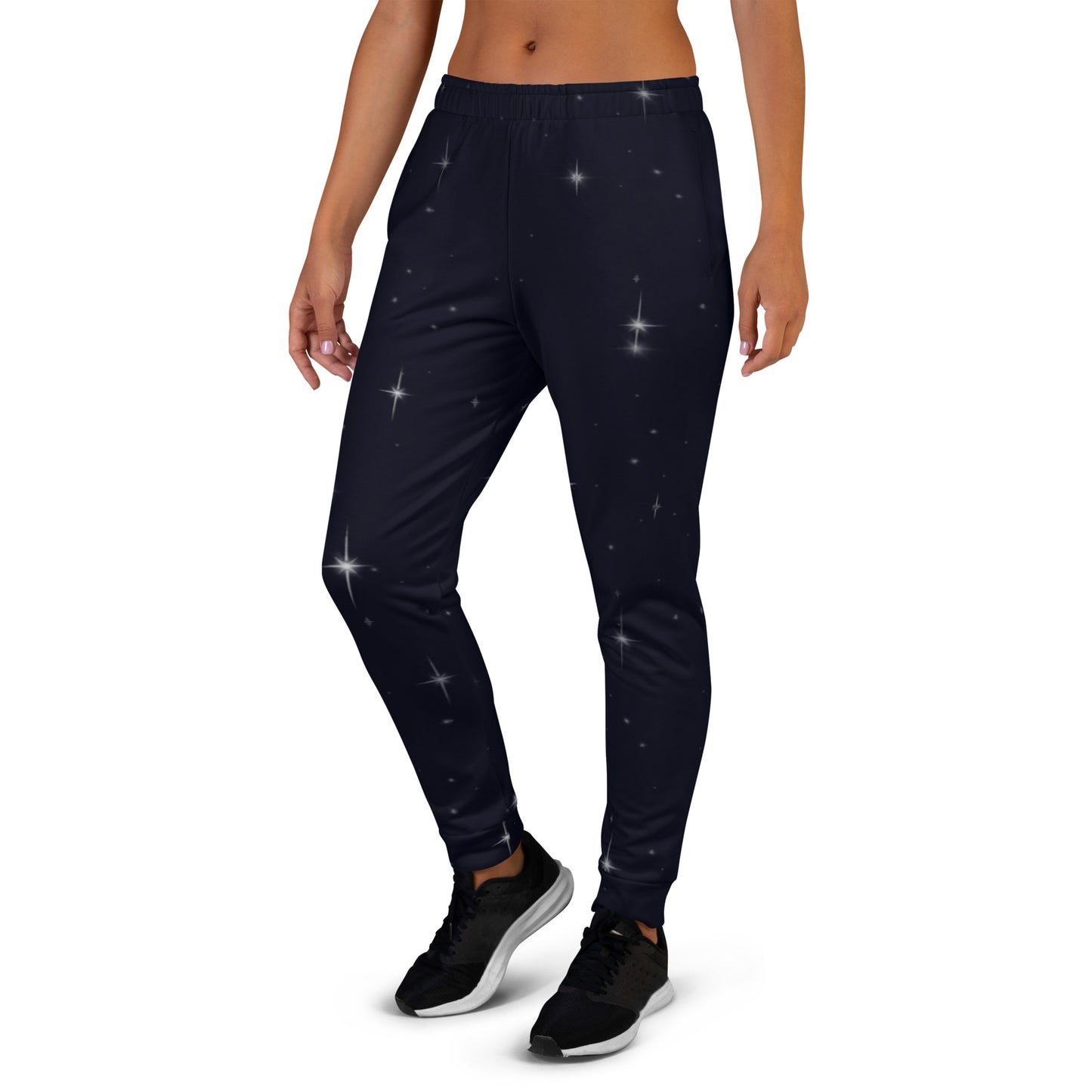 Women's Joggers - black starry night