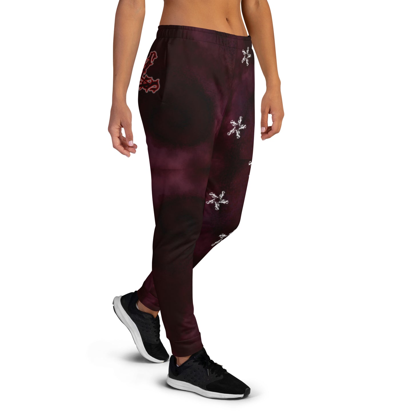Women's Joggers  - Burgundy