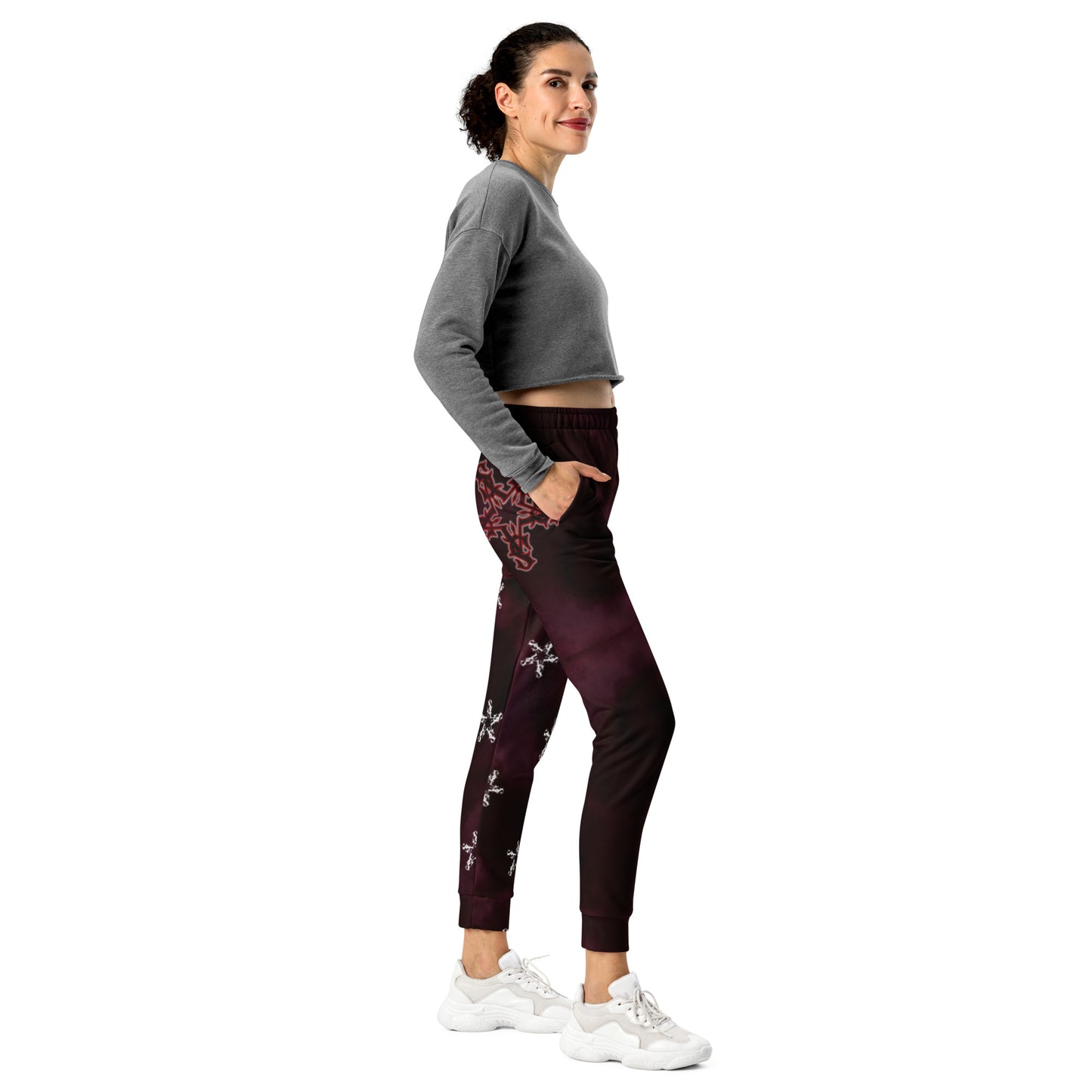 Women's Joggers  - Burgundy