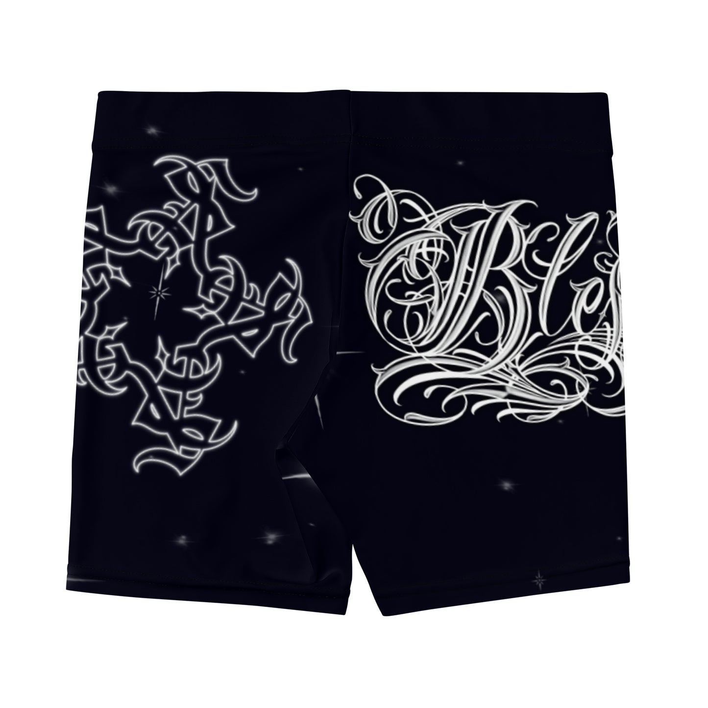 Yoga Shorts “Black Starry Night”