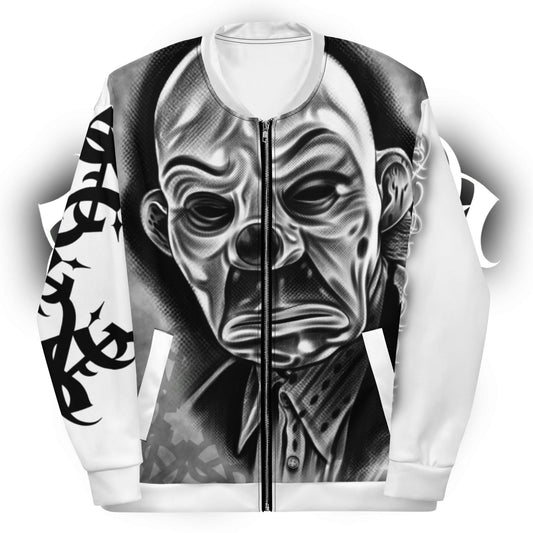 Bomber Jacket -White- “Jokers are Wild”
