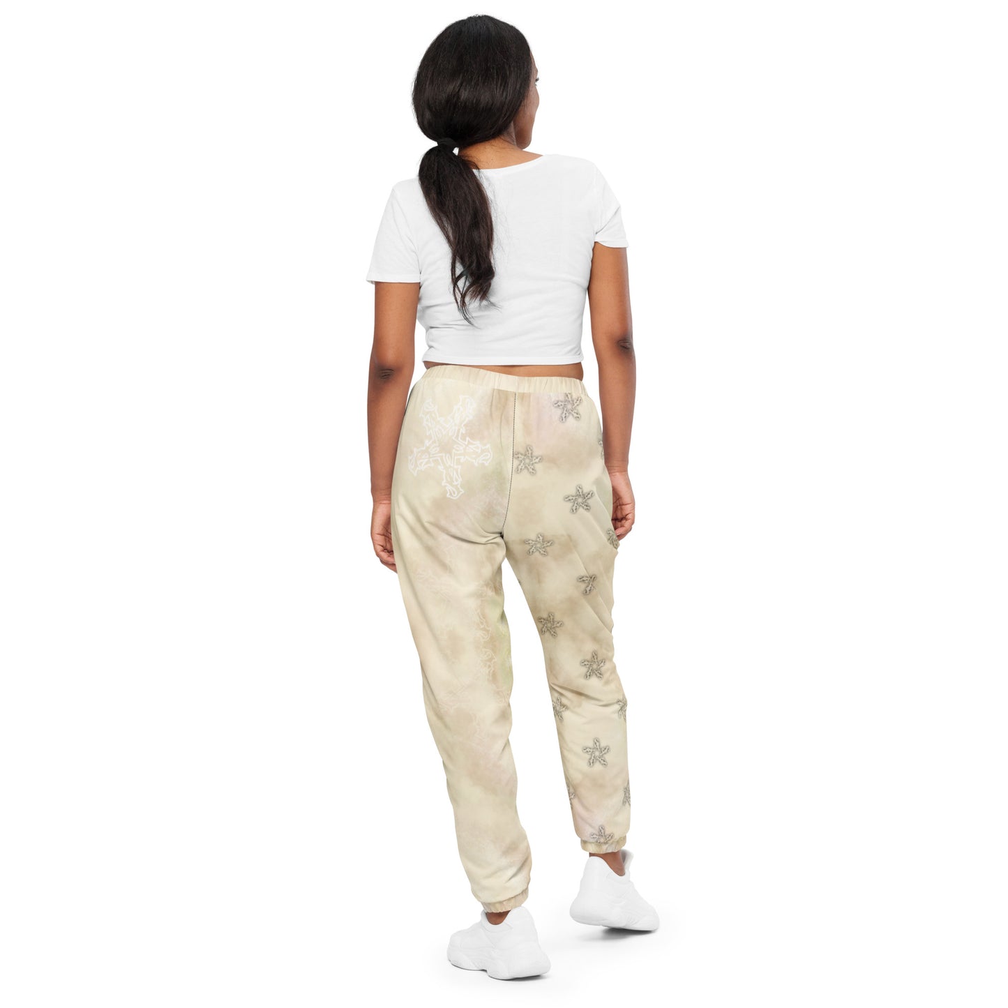 Track pants - Apricot White storm