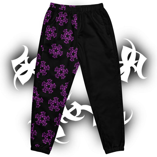 Track Pants Purple Stars