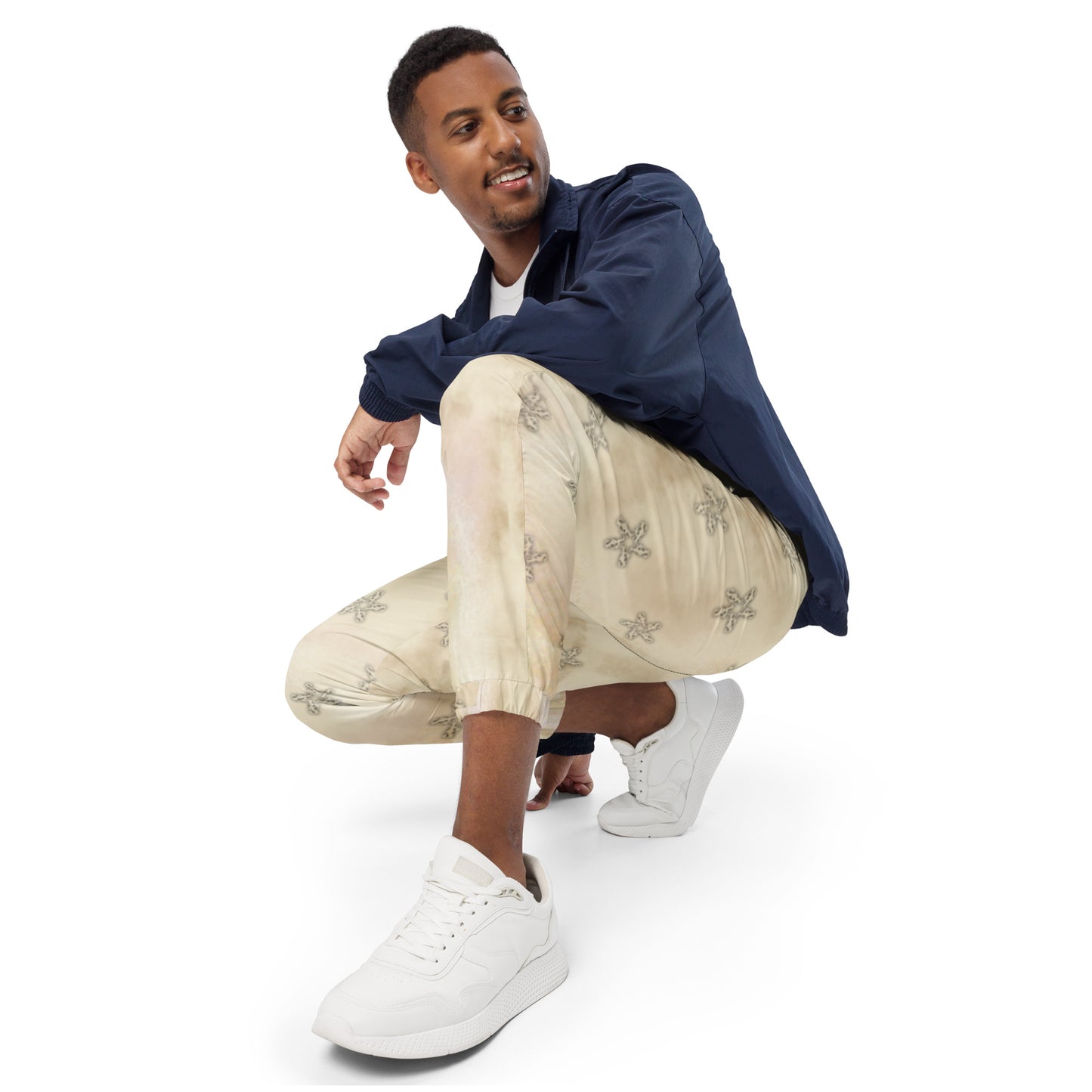 Track pants - Apricot White storm