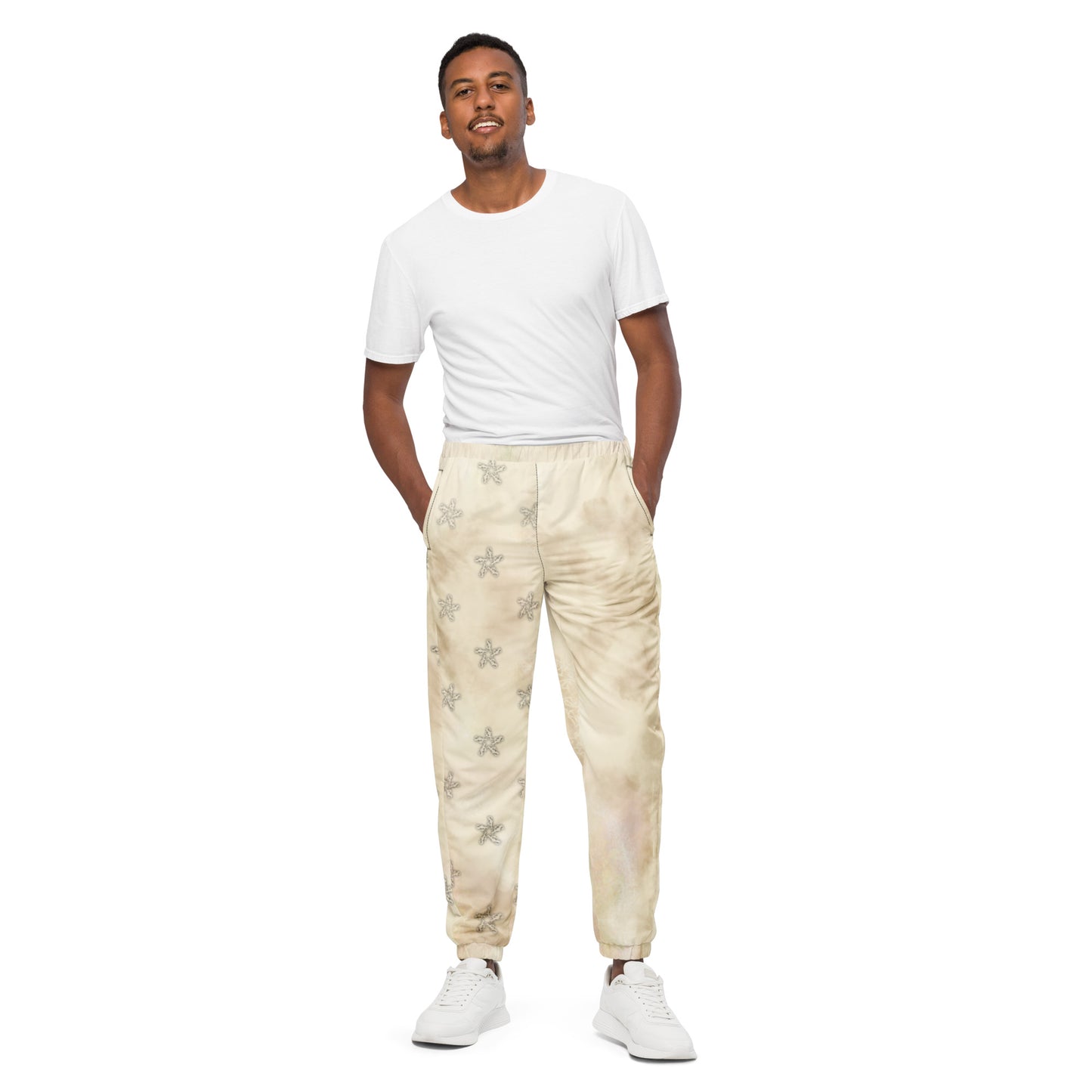 Track pants - Apricot White storm