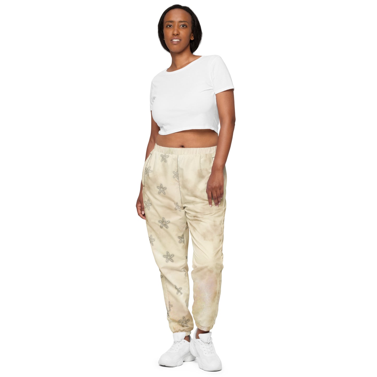 Track pants - Apricot White storm